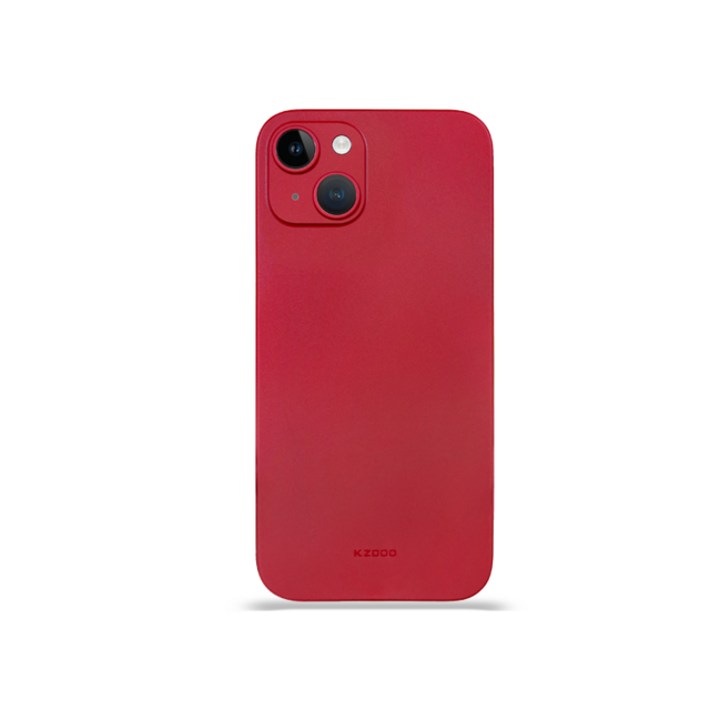 Funda Protectora Trasera KZDOO Fabricante Air Skin Ultra Delgada Material PP Grosor 0.35mm Superficie Mate para iP14 Plus