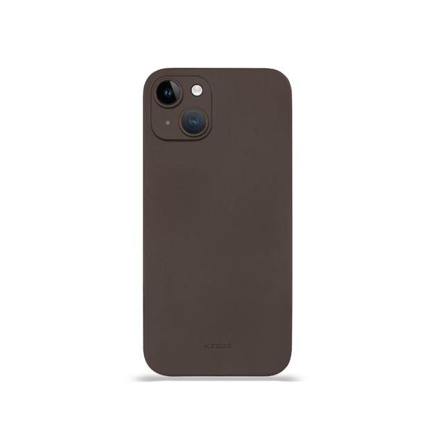 Funda Protectora Trasera KZDOO Fabricante Air Skin Ultra Delgada Material PP Grosor 0.35mm Superficie Mate para iP14 Plus