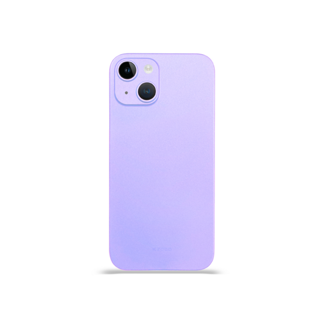 Funda Protectora Trasera KZDOO Fabricante Air Skin Ultra Delgada Material PP Grosor 0.35mm Superficie Mate para iP14 Plus