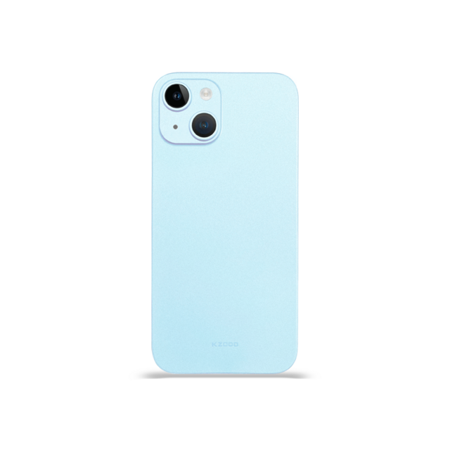 Funda Protectora Trasera KZDOO Fabricante Air Skin Ultra Delgada Material PP Grosor 0.35mm Superficie Mate para iP14 Plus
