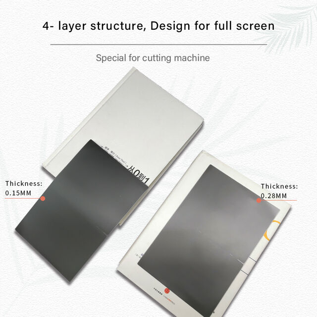 Película de Corte Universal OEM/ODM de Calidad 180*120mm 0.15mm Protector de Pantalla de Privacidad Autocicatrizante Antirreflejos para iPad