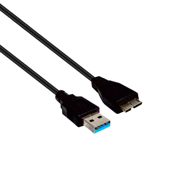 USB 3.0 A-Stecker auf A-Stecker Kabel, 2 Meter/6,5 Fuß, Schwarz und Blau