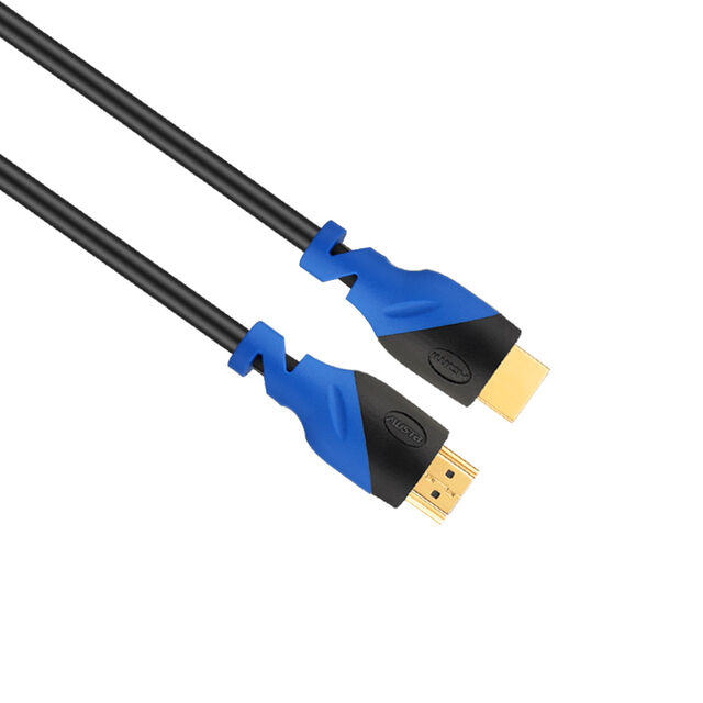 HDMI-Kabel mit 24K-vergoldetem Stecker, 7,6 mm PVC-Außen-Ø