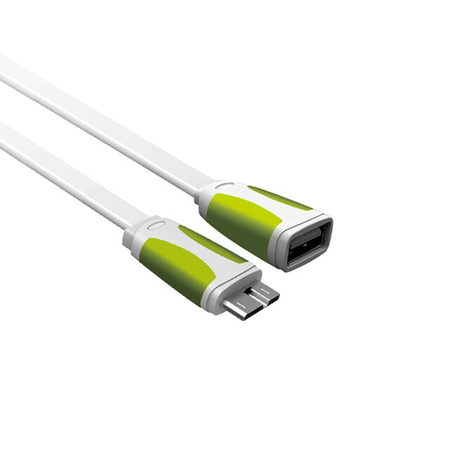 USB 2.0 A-Stecker auf A-Buchse Verlängerungskabel mit Zweifarben-Spritzguss