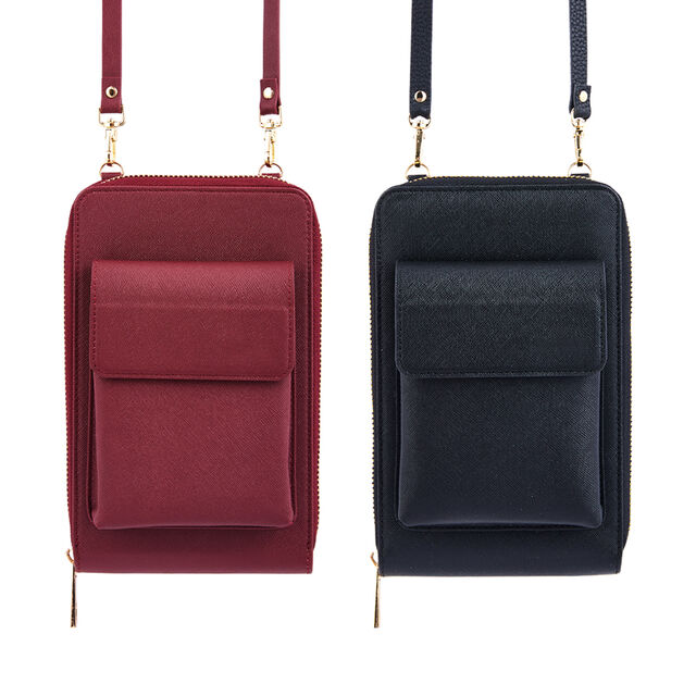 Nova Bolsa de Luxo 2022 em Couro Genuíno Feminina, Bolsa Impermeável para Celular