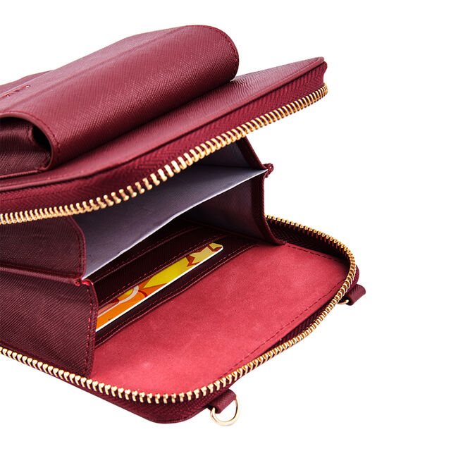 Nova Bolsa de Luxo 2022 em Couro Genuíno Feminina, Bolsa Impermeável para Celular
