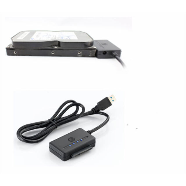 كابل محول Blueendless HDD USB 3.0 إلى SATA، سرعة عالية تصل إلى 5Gbps، 4 مؤشرات LED
