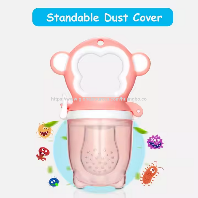 Chupeta alimentadora de alimentos frescos para bebês, alimentador de frutas com bico de silicone livre de BPA, alimentador de frutas para bebês, bicos de mamadeira