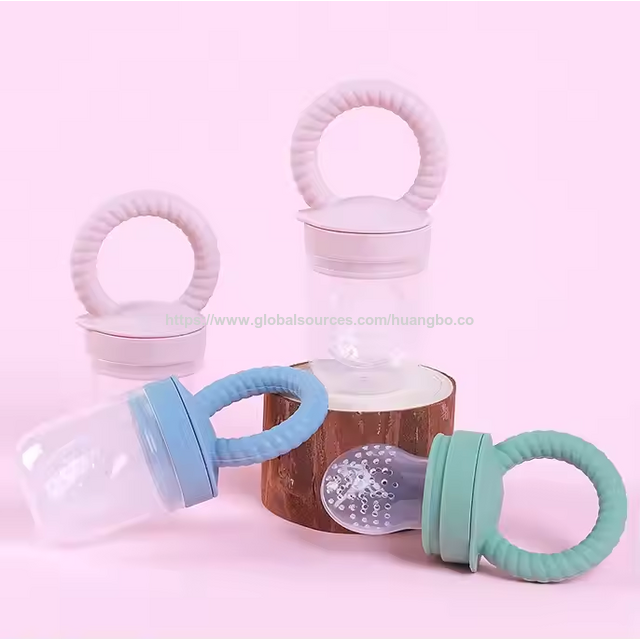 Chupeta alimentadora de alimentos frescos para bebês, alimentador de frutas com bico de silicone livre de BPA, alimentador de frutas para bebês, bicos de mamadeira