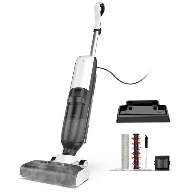 Aspiradora Vertical Inteligente Húmedo-Seco a Vapor Alemana - Función de Autolimpieza, Succión de Alta Eficiencia, HEPA
