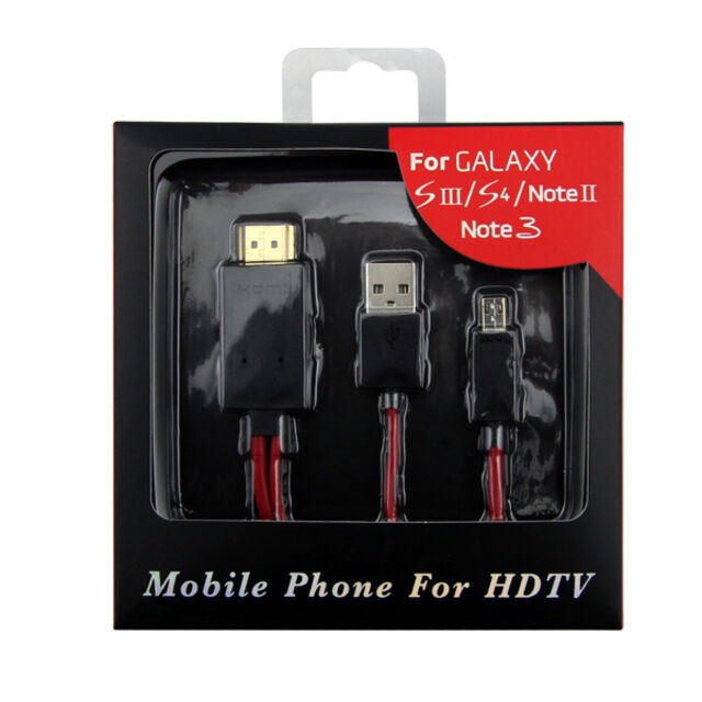 Micro-USB-zu-HDMI-MHL-Adapterkabel für Samsung Galaxy S3/S4/Note 2/Note 3