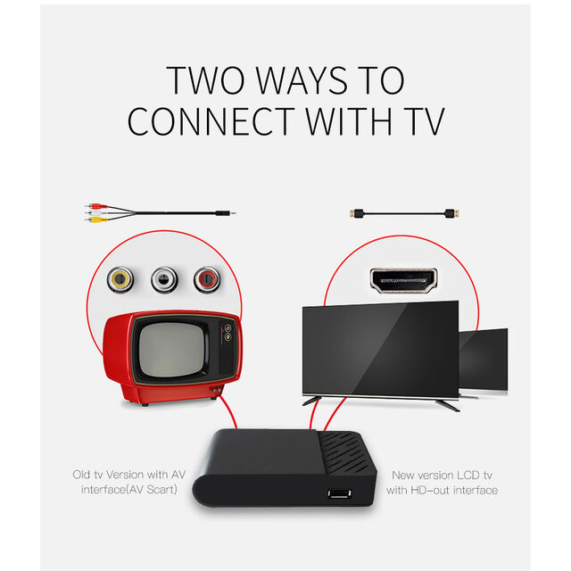 Convertisseur Numérique ATSC Tuner TV ATSC Récepteur TV Numérique Boîtier TV MPEG-4