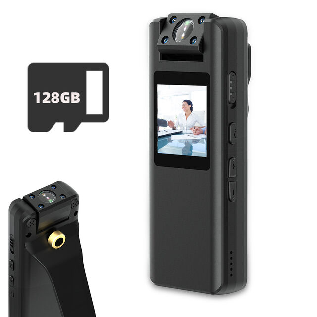 Cámara Corporal Mini Vandlion A22, Batería 2200mAh, Grabación Larga Duración FHD 1080P, Cámara Corporal con Detección de Movimiento y Visión Nocturna