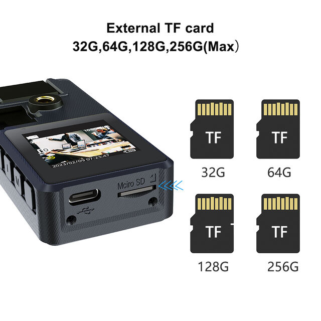 Cámara Mini HD Vandlion A39 1080P 3000mAh Videocámara Portátil Pequeña con Rotación de 180 Grados, Cámara Deportiva DV para Bicicleta y Coche