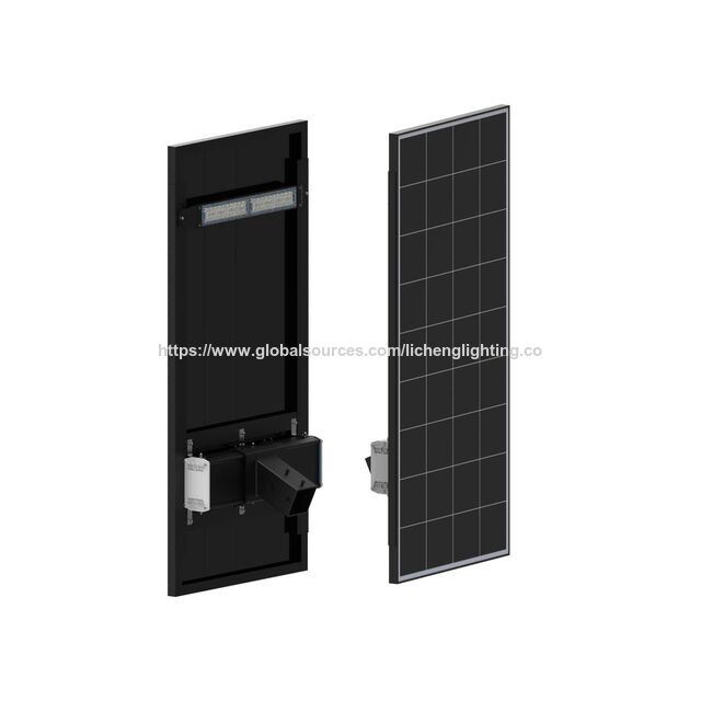 Lámpara Solar de Calle LED para Exteriores 2024, IP67, Impermeable, de Aluminio, con Panel Solar MONO de Alta Eficiencia - Oferta Caliente