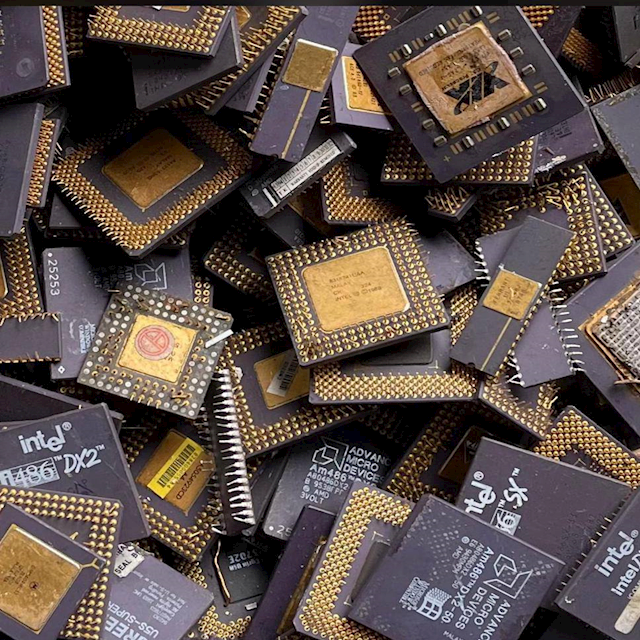 Vente Chaude Gros Découpes de Doigts RAM Dorés, Découpes de Doigts RAM Dorés à Haut Rendement, Découpes de Bords Dorés, Découpes de CPU en Céramique