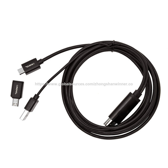 MHL 2 in 1 (5 Pin / 11 Pin) Micro USB zu HDMI Konverter HDTV Adapter für Android Handy Kabel