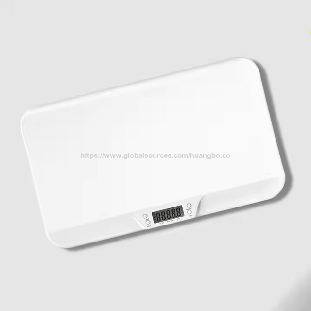 Balança Digital Eletrônica Profissional para Bebês Recém-Nascidos, Animais de Estimação e Crianças Pequenas com Display LCD ABS, Medidor de Peso e Crescimento até 30 kg