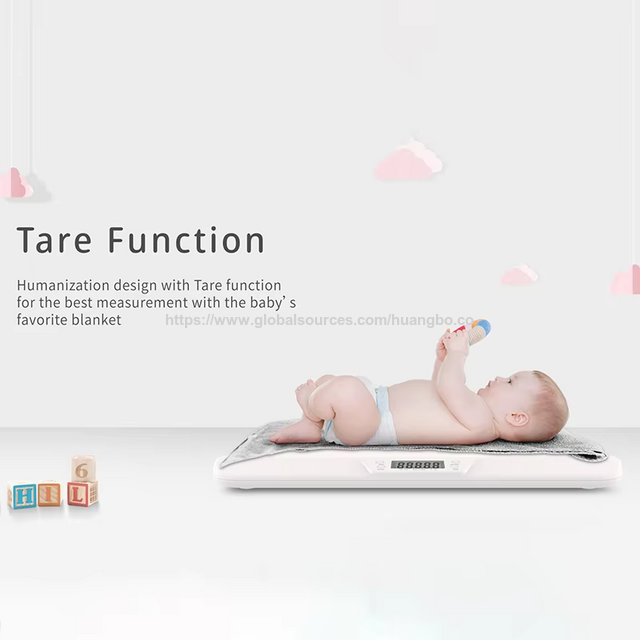 Balança Digital Eletrônica Profissional para Bebês Recém-Nascidos, Animais de Estimação e Crianças Pequenas com Display LCD ABS, Medidor de Peso e Crescimento até 30 kg