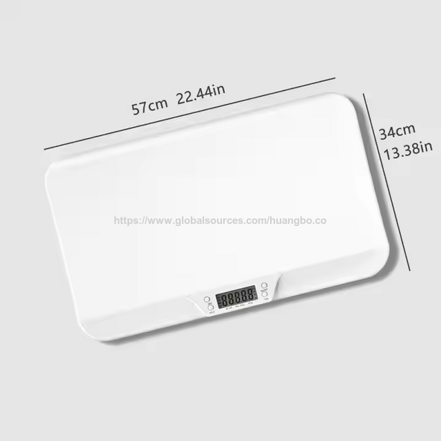 Balança Digital Eletrônica Profissional para Bebês Recém-Nascidos, Animais de Estimação e Crianças Pequenas com Display LCD ABS, Medidor de Peso e Crescimento até 30 kg