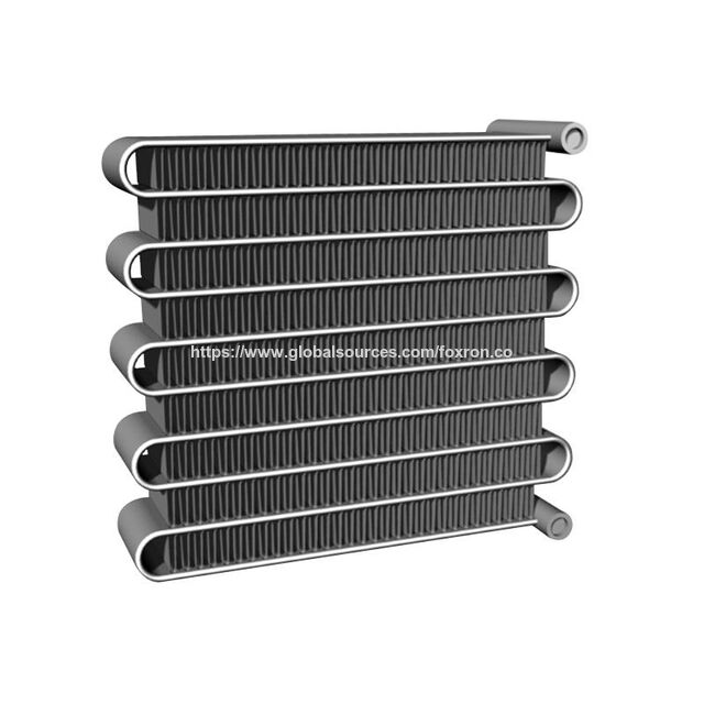 Intercambiador de Calor Personalizado de Aluminio Microcanal con Aletas para Calentadores de Agua con Bomba de Calor - Fabricación OEM de Refrigeración
