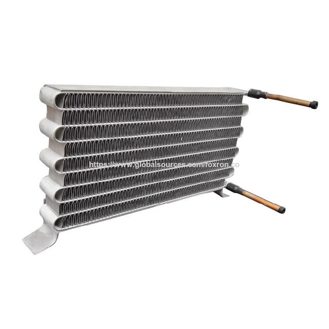 Intercambiador de Calor Personalizado de Aluminio Microcanal con Aletas para Calentadores de Agua con Bomba de Calor - Fabricación OEM de Refrigeración