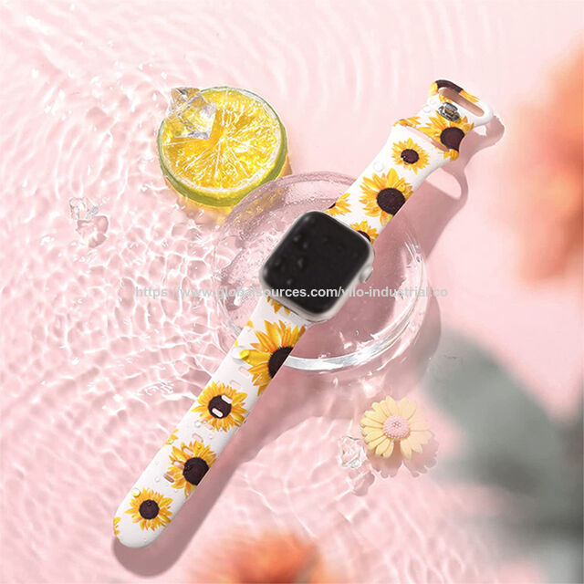 Correas de Silicona para Smartwatch de Diseñador, Doble Capa Grabada, 20mm 22mm, Banda iWatch para Apple Watch Series 8 7 6 SE 5 4