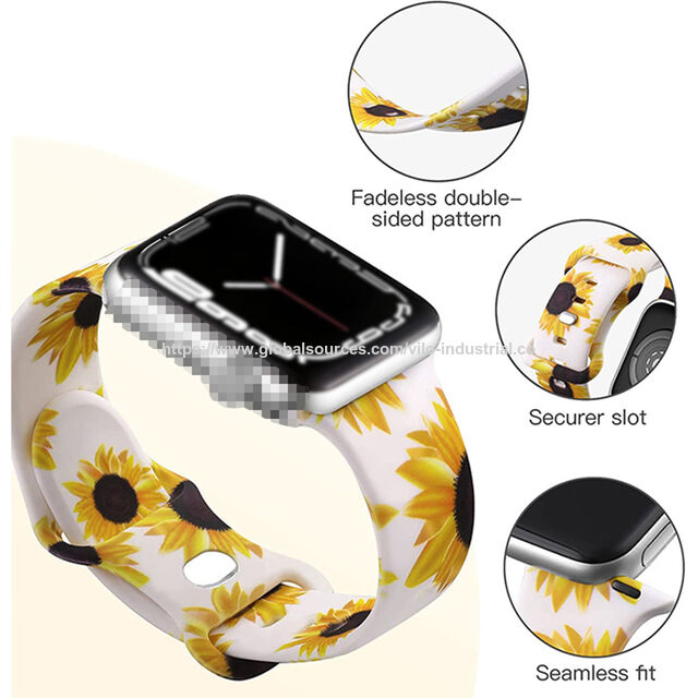 Correas de Silicona para Smartwatch de Diseñador, Doble Capa Grabada, 20mm 22mm, Banda iWatch para Apple Watch Series 8 7 6 SE 5 4