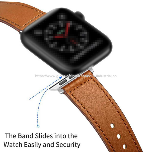 Pulsera de Cuero Genuino Vintage para iWatch, Compatible con Apple Watch Ultra SE Series 8 7 6 5, Correa Deportiva Retro