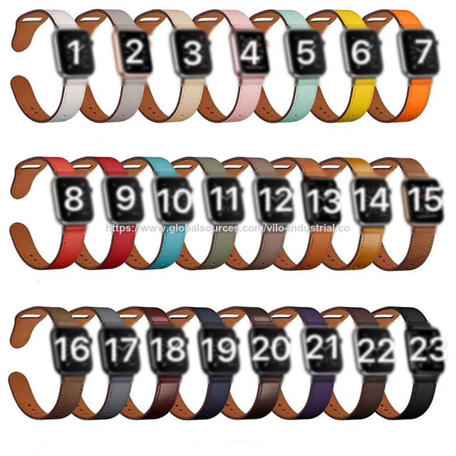 Pulsera de Cuero Genuino Vintage para iWatch, Compatible con Apple Watch Ultra SE Series 8 7 6 5, Correa Deportiva Retro