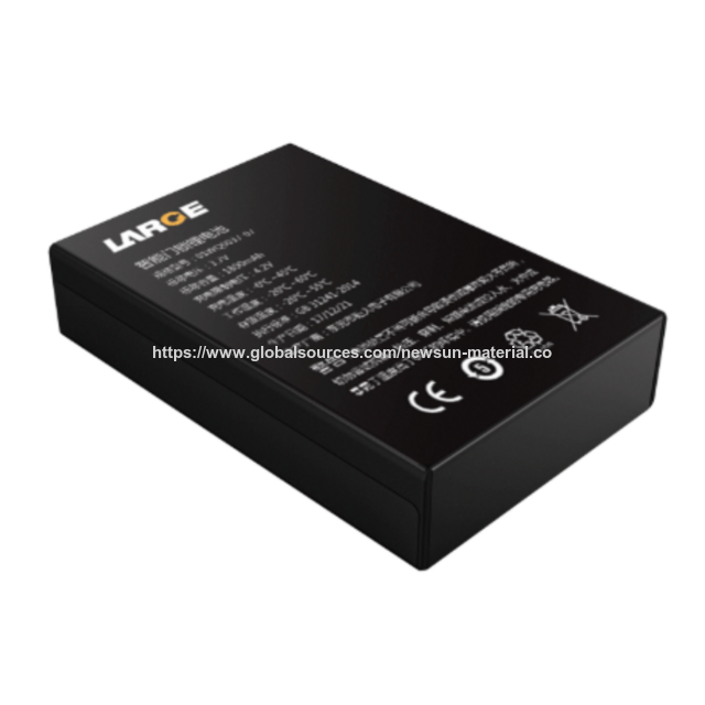 3,7V 1800mAh 103450 Lithium-Cobalt-Oxid-Material Aluminiumschalen-Lithium-Ionen-Akku, speziell für intelligente Türschlösser entwickelt