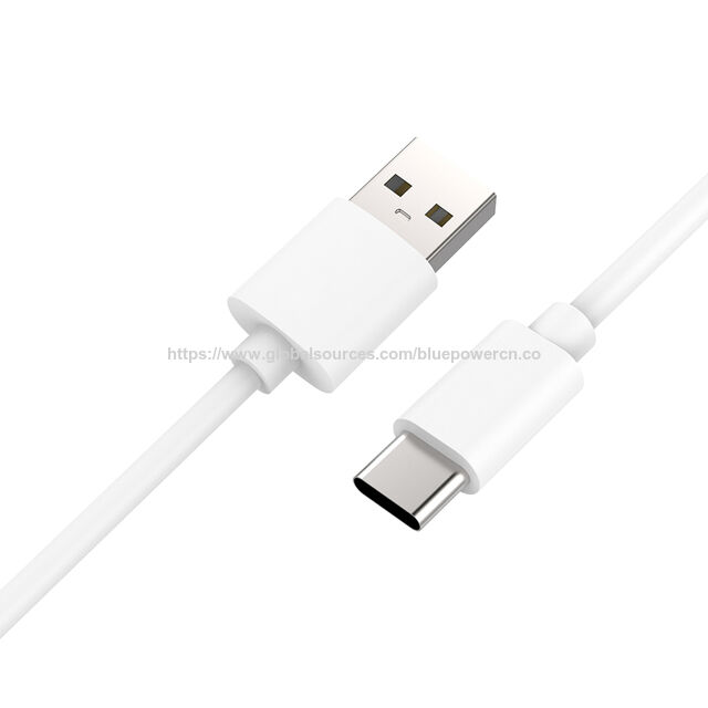 Heißverkauf 2.4A PVC USB A zu Typ C USB 2.0 Kabel für Mobiltelefone