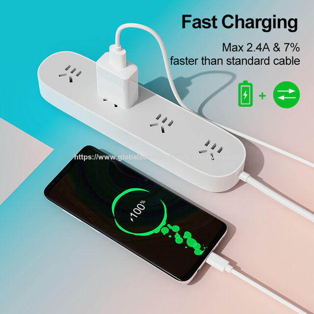 Heißverkauf 2.4A PVC USB A zu Typ C USB 2.0 Kabel für Mobiltelefone