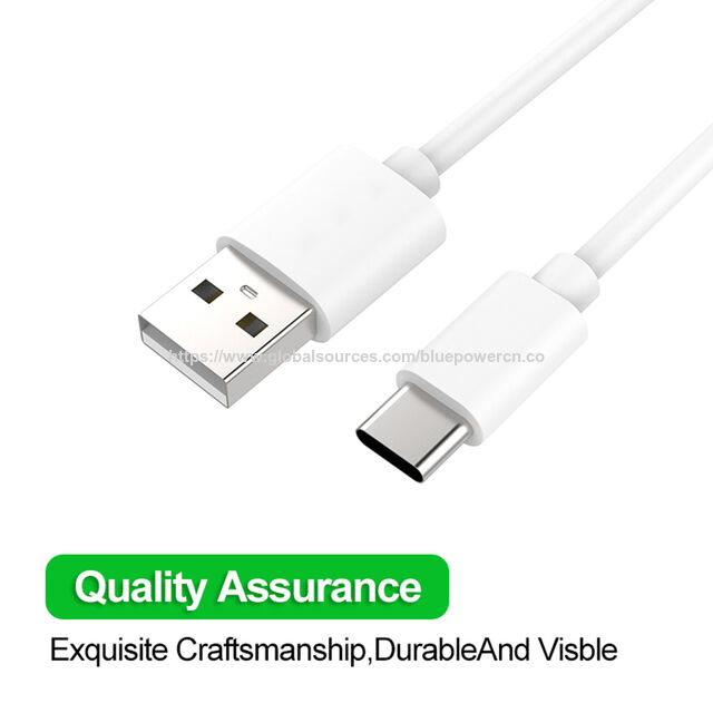 Heißverkauf 2.4A PVC USB A zu Typ C USB 2.0 Kabel für Mobiltelefone