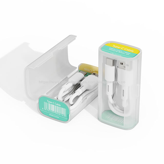 2023 Nuevo Diseño Exhibidor Set de Cables USB para iPhone Tipo C Micro C a C Cable Set Caja para iPhone