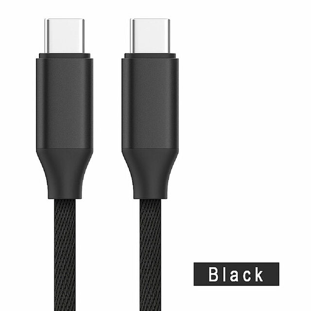 Câble de Charge Rapide USB C vers C 60W avec Logo OEM pour Données - Câble de Données pour Téléphones Type C, Ordinateur Portable, Tablette