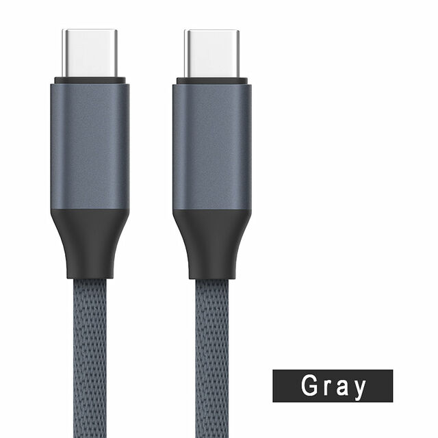 Câble de Charge Rapide USB C vers C 60W avec Logo OEM pour Données - Câble de Données pour Téléphones Type C, Ordinateur Portable, Tablette