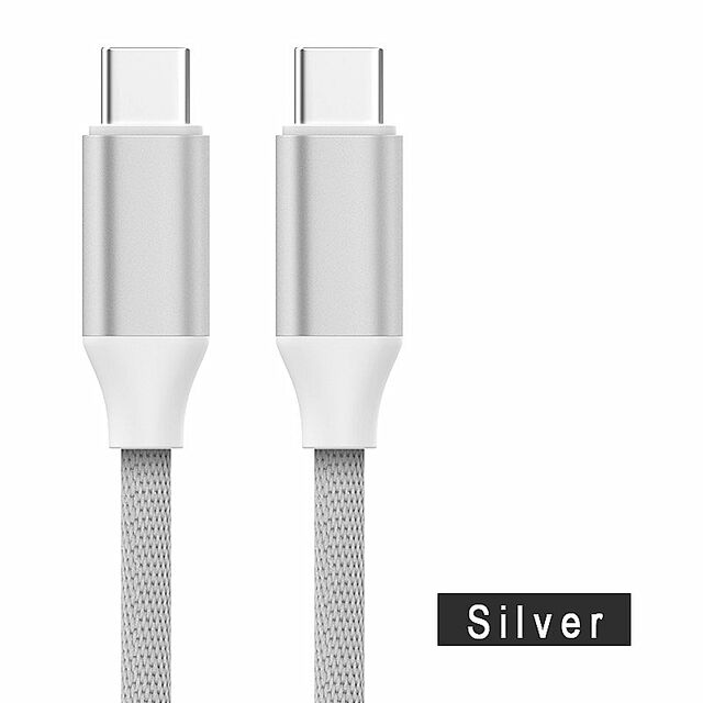Câble de Charge Rapide USB C vers C 60W avec Logo OEM pour Données - Câble de Données pour Téléphones Type C, Ordinateur Portable, Tablette