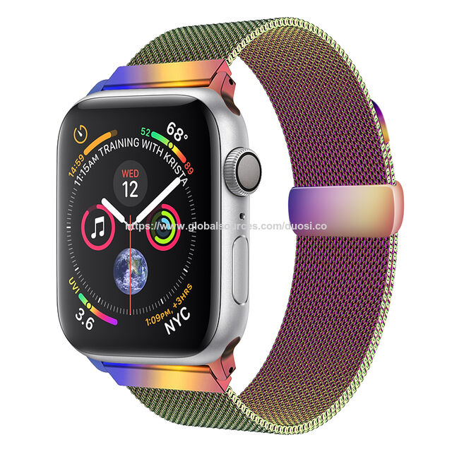 Mailänder-Schlaufen Armbänder für iWatch 38mm 42mm 40mm 44mm AP Watch Serie 1/2/3/4/5