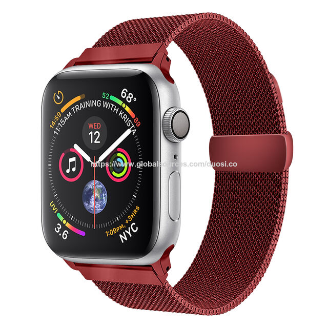 Mailänder-Schlaufen Armbänder für iWatch 38mm 42mm 40mm 44mm AP Watch Serie 1/2/3/4/5