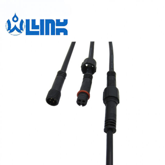 Cable Conector LED Impermeable M8 RGB de 4 pines 4*22AWG