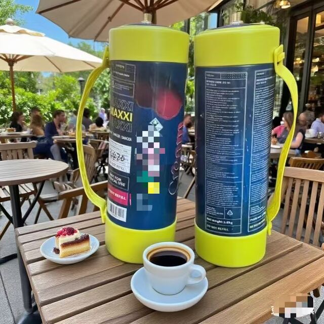 Cilindro de Nitrógeno de Acero al Carbono Desechable Personalizado de Alta Presión 1L, Ecológico, Certificado TPED, Apto para Horno, Herramientas para Postres, Crema