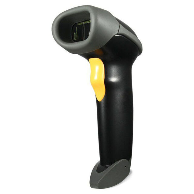 Scanner de código de barras a laser 1D com fio, boa qualidade e preço, construção robusta, MJ2808