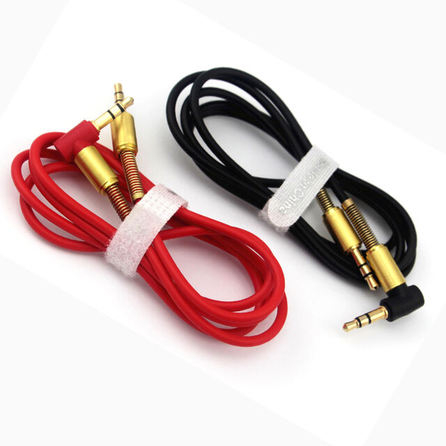 Cable Auxiliar Jack Macho a Macho de 3.5mm, Ángulo Recto de 90 Grados, Cables de Audio para Estéreos de Coche