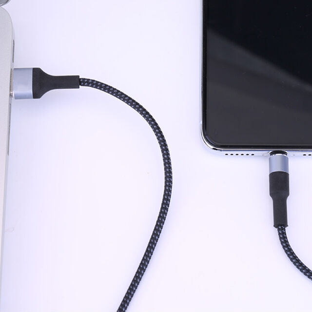 1M 2.4A Nylon Geflochtenes Lightning zu USB A Ladekabel für iPhone
