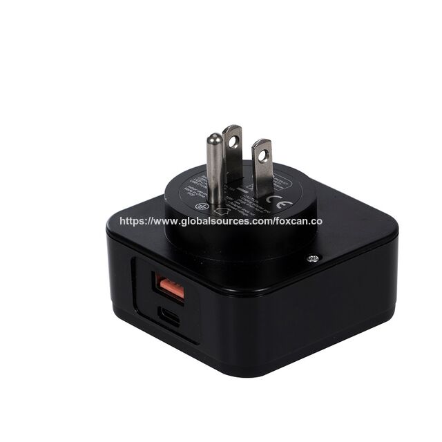 محول قابس سفر عالمي AC/DC الكل في واحد 2024 مع منفذ USB 2.1A