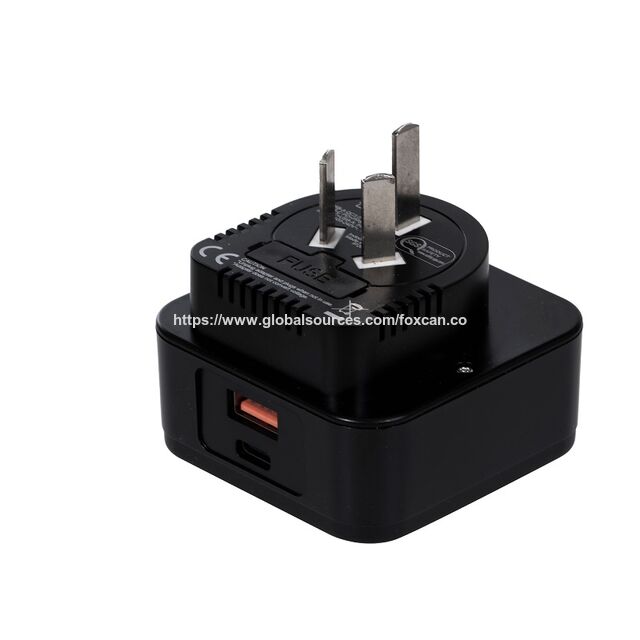 محول قابس سفر عالمي AC/DC الكل في واحد 2024 مع منفذ USB 2.1A