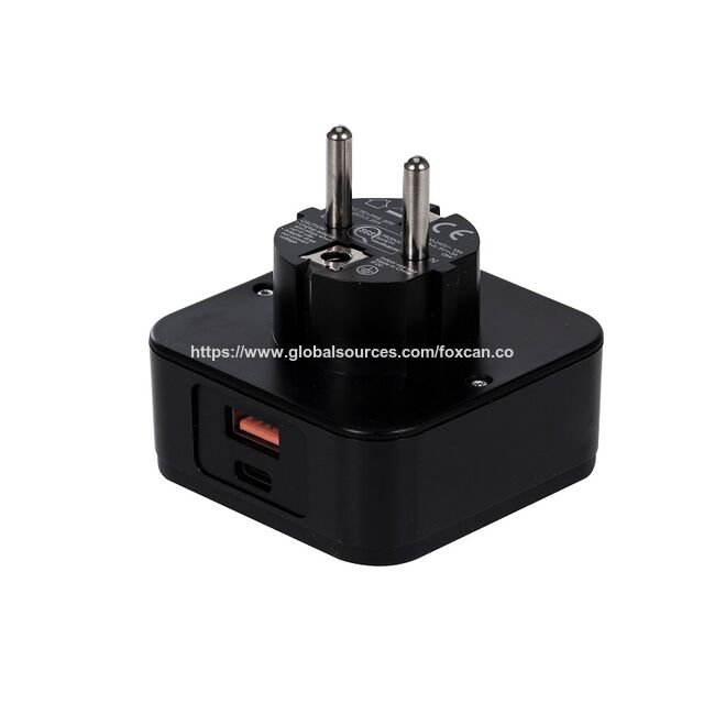 محول قابس سفر عالمي AC/DC الكل في واحد 2024 مع منفذ USB 2.1A