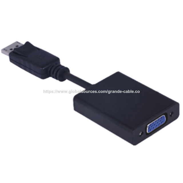 Câble DisplayPort 1.2V Mâle vers HDMI Mâle Plaqué Or 1.8M Noir