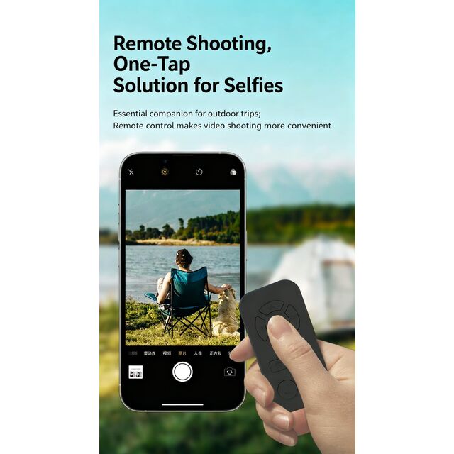 Remote Bluetooth Multifungsi Cerdas untuk Pembuatan Video TikTok